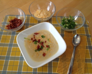 Looking for  low carb baked potato soup?  This is deliciously it!